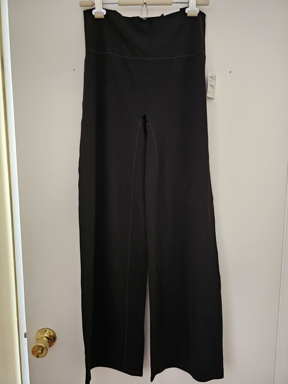 Zella Nordstrom Black Wide-Leg High-Rise Pants